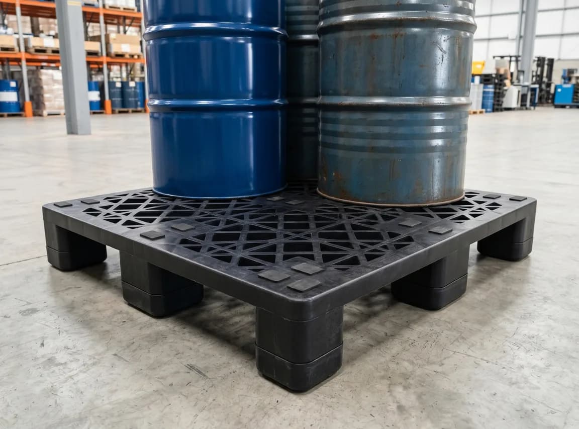 Mesh top surface-9 legs base  ( 120*100 cm )/ Recycled Pallet