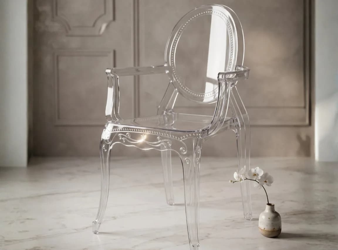 Crystal Arm Chair
