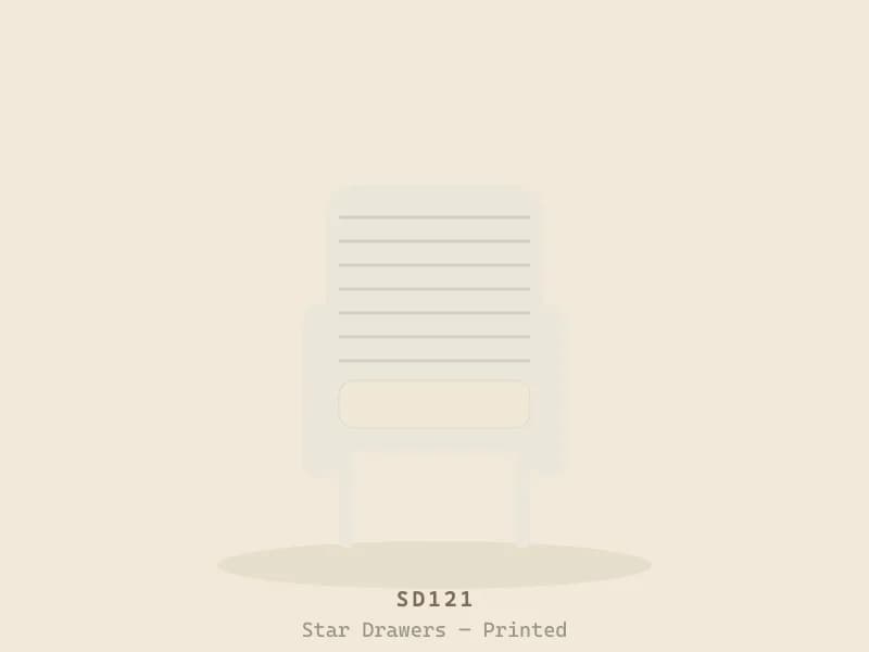 Star Drawers — Printed