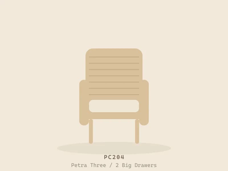Petra Three / 2 Big Drawers